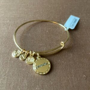 Alex and Ani Gold Charm Bracelet